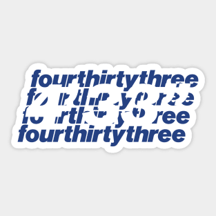 4'33'' John Cage Bubblegum Sticker